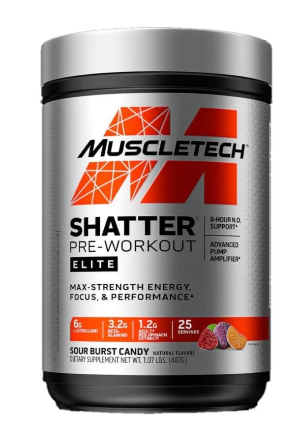 مکمل پمپ ماسل تک شاتر الایت muscletech shatter pre workout elite