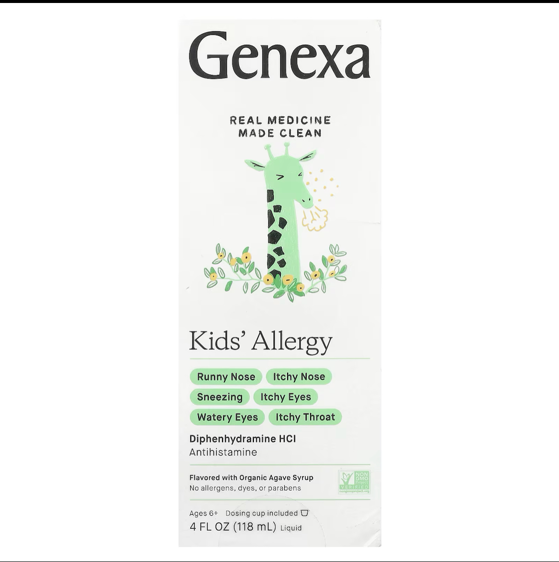 ژنیکسا آلرژی کودکان ۱۸میل