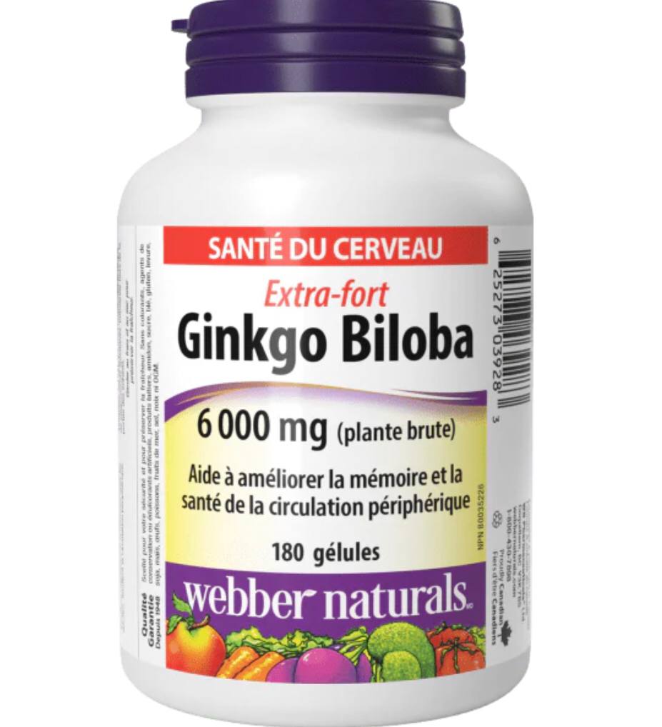 جینکو بیلوبا وبر نچرالز 180 عددی Webber naturals Ginkgo biloba